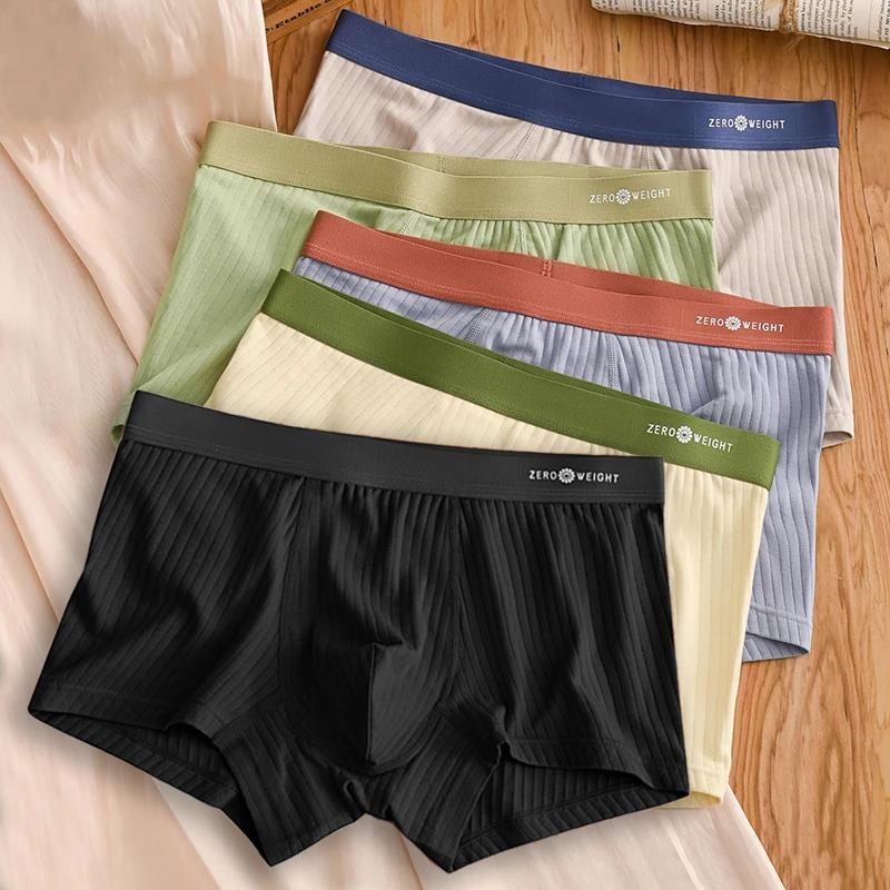 Boxer Brief Pack Cotton - 1Pcs Underwear Men's Boxer Shorts Sexy