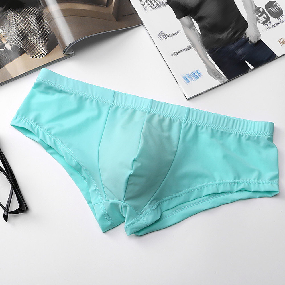 Ice Silk Underwear Boxer Brief - Trunk Breathable Men 评论和价格
