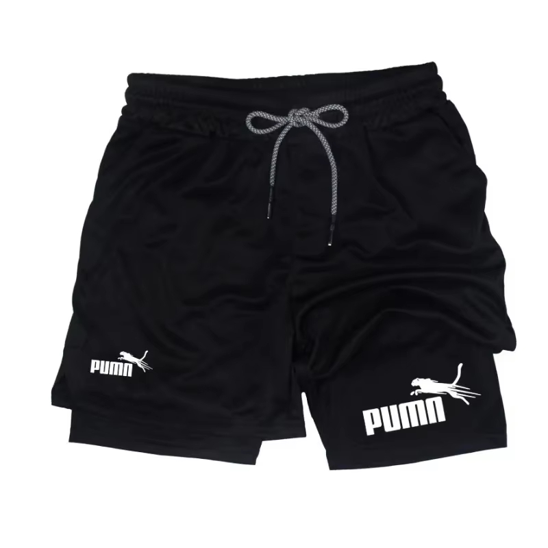 Men's summer breathable 2-in-1 - Compression Shorts Athletes 评论和价格