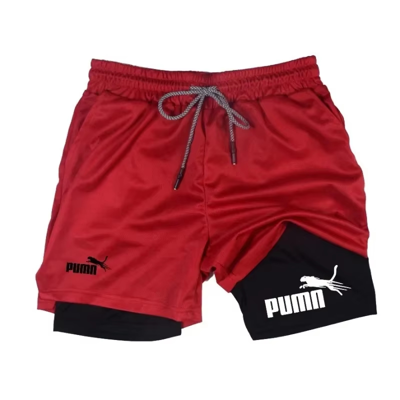 Men's summer breathable 2-in-1 - Compression Shorts Athletes 评论和价格