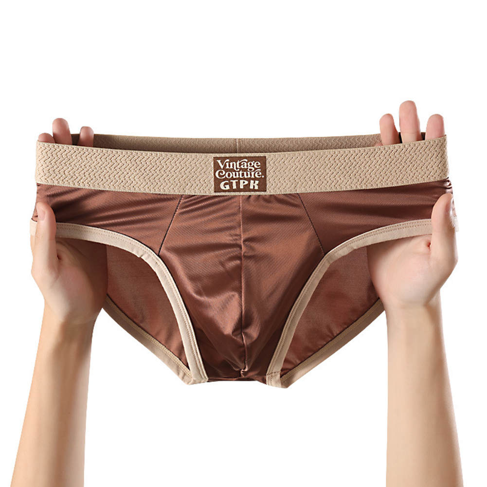 Men Satin-like Smooth Lingerie - Trunk Breathable Men 评论和价格