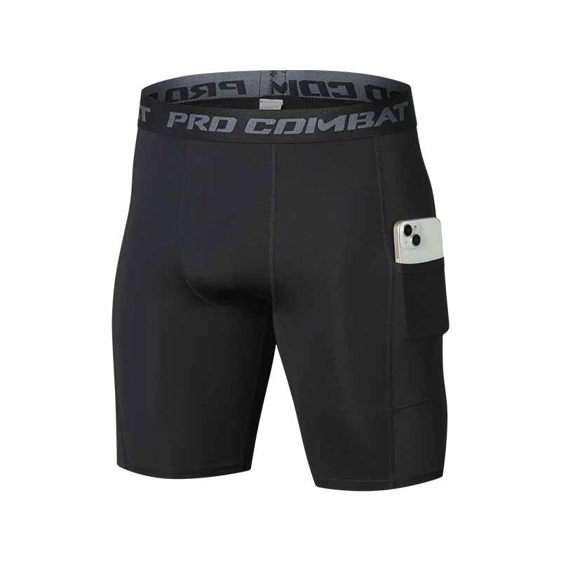 Mens Gym Shorts with Pockets W - Compression Shorts Athletes 评论和价格