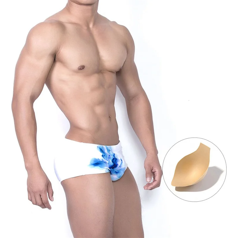 New Men's Swim Boxers Underwea - Trunk Breathable Men 评论和价格